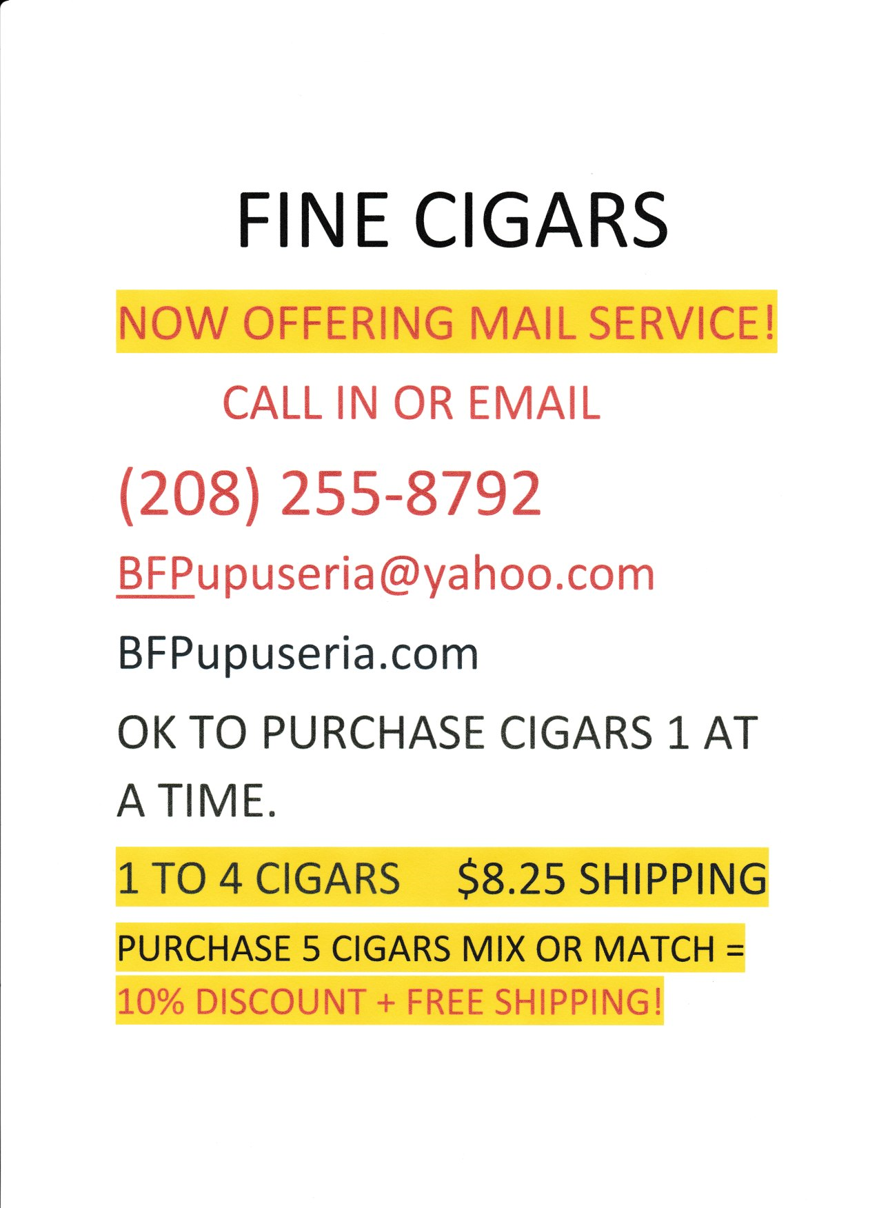 Cigar Pricing